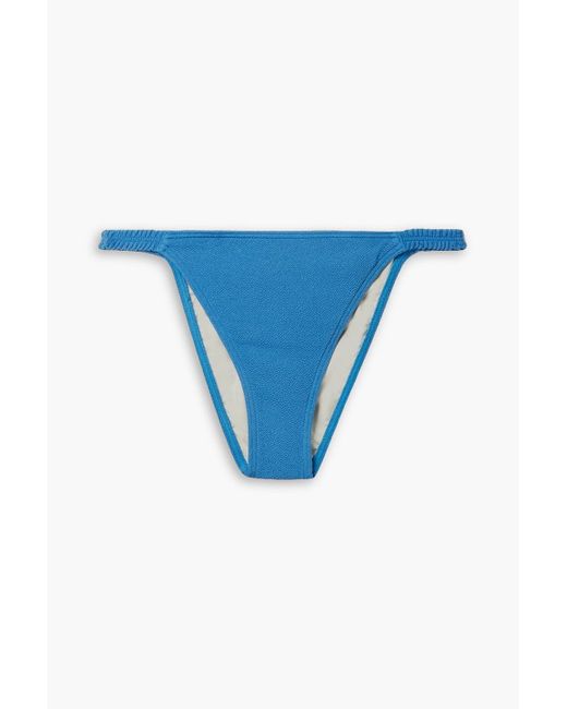 Peony Blue Bikini-höschen aus stretch-repreve®