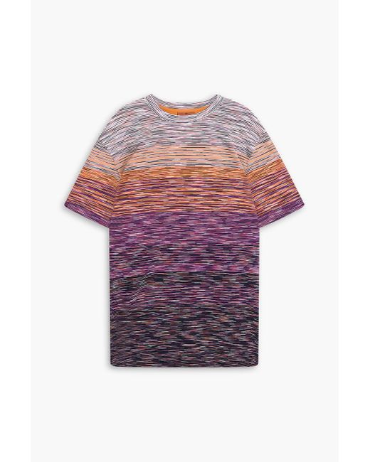 Missoni Pink Space-dyed Cotton-jersey T-shirt for men