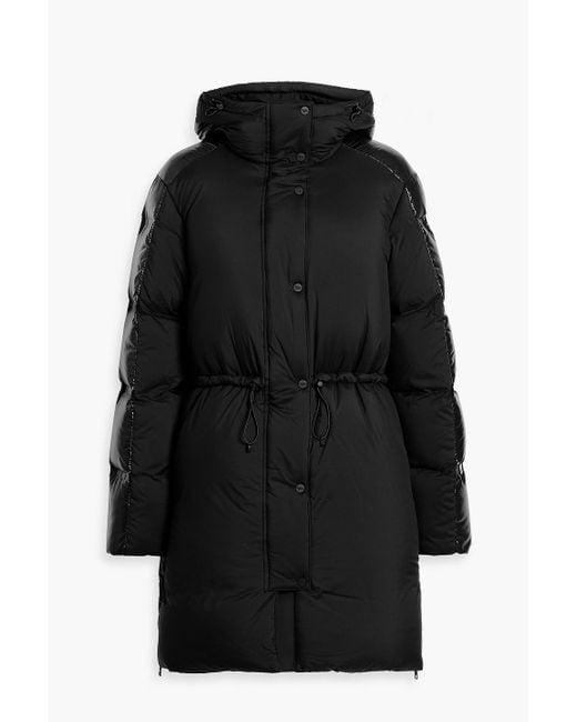 Aztech Mountain Black Badrutts Quilted Hooded Down Coat