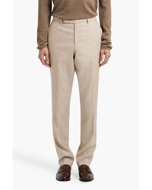 Paul Smith Natural Linen And Wool-Blend Suit for men