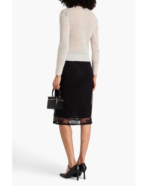 Erdem Black Embroidered Knitted Sweater