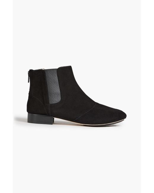 Repetto Clement Suede Ankle Boots in Black | Lyst