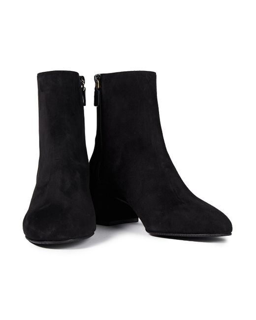 stuart weitzman suede ankle boots