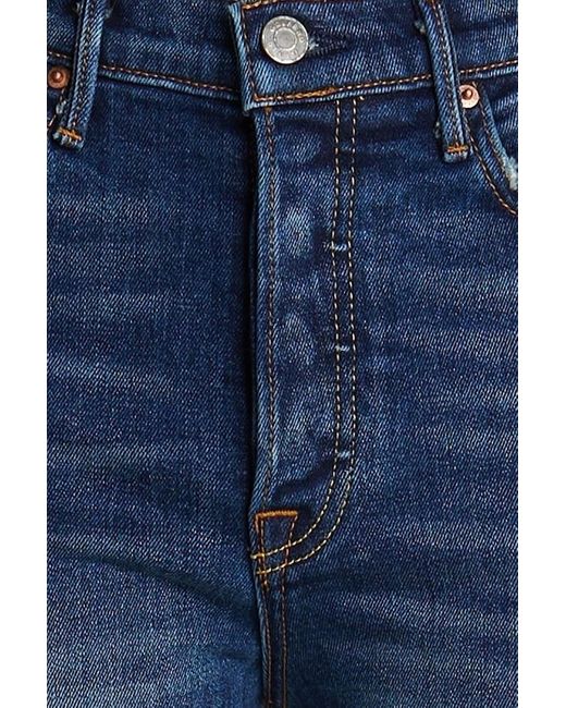 GRLFRND Blue Karolina High-rise Slim-leg Jeans