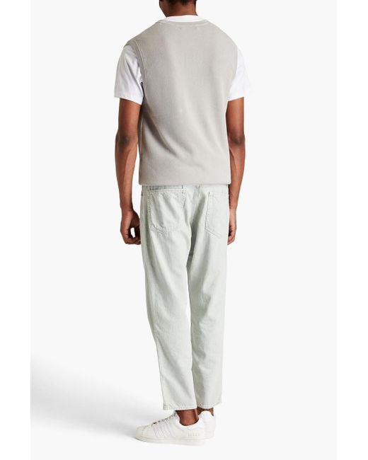 Rag & Bone White Winslow Cotton Vest for men