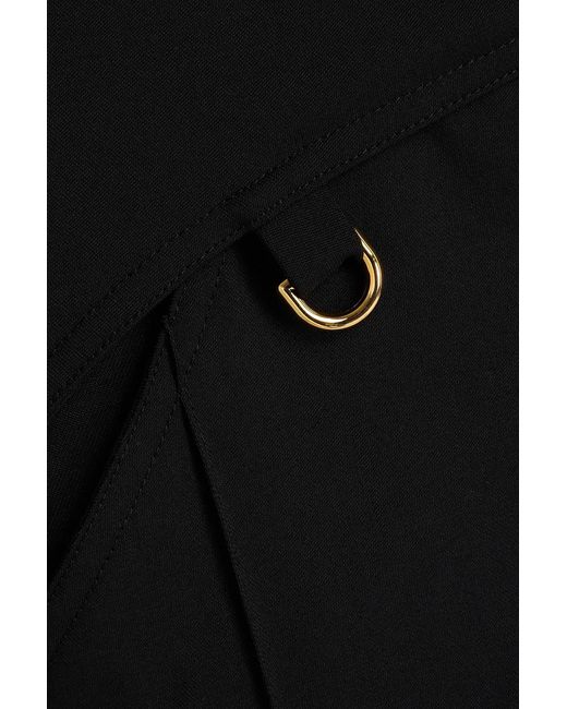 Jacquemus Black Draio Wool-blend Twill Straight-leg Pants
