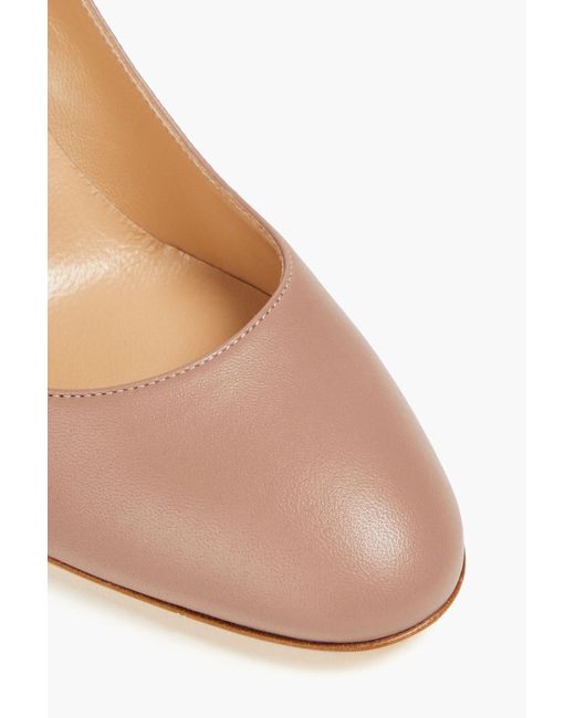 Sergio Rossi Pink Madame Leather Pumps