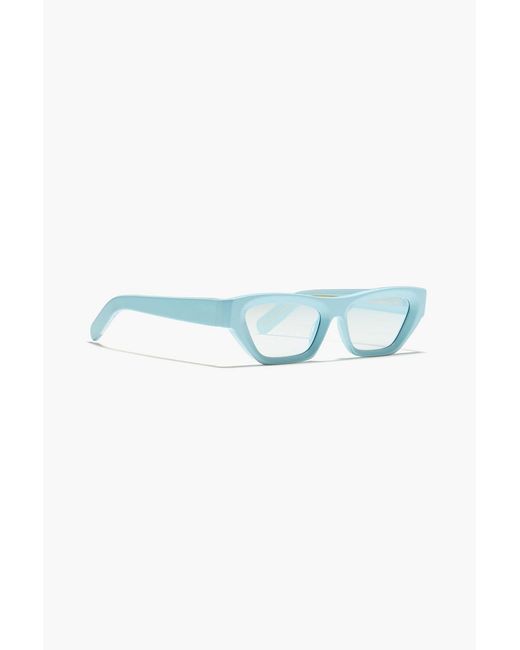 Zimmermann Blue Cat-Eye Acetate Sunglasses