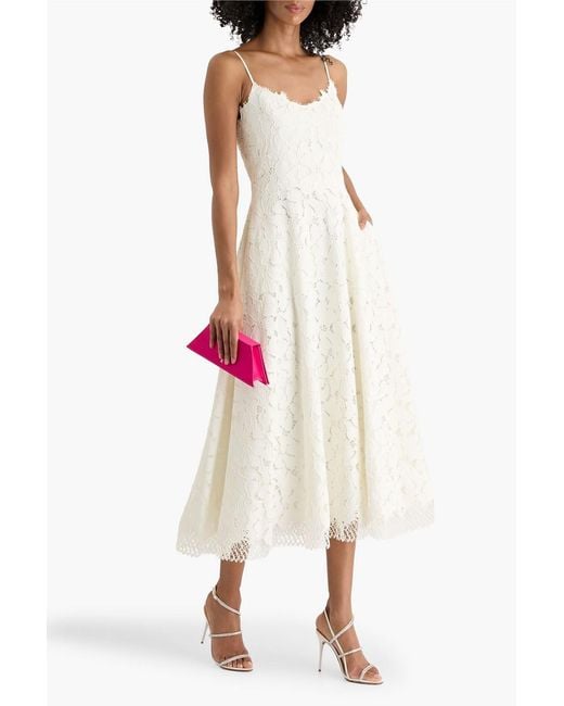 jonathan simkhai guipure lace midi dress Fiona Guipure Midi Dress SIMKHAI
