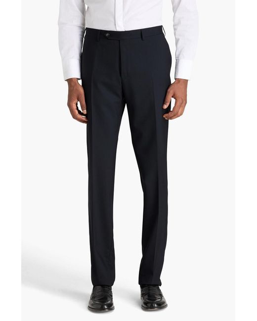Canali Blue Wool Suit for men