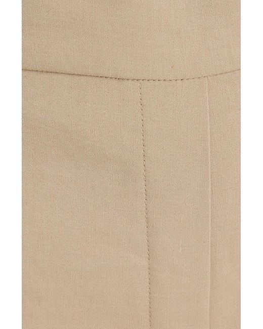 Theory Natural Linen-Blend Capri Pants