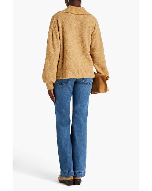 Re/done Blue 70s Low-rise Flared Jeans