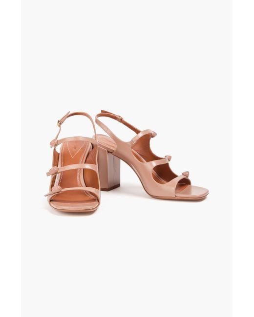 Zimmermann Pink Eliot 85 Leather Sandals