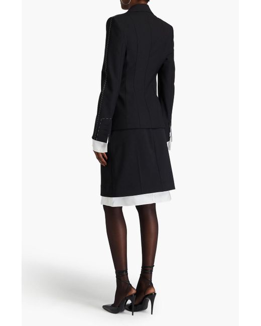 Peter Do Black Twill Blazer