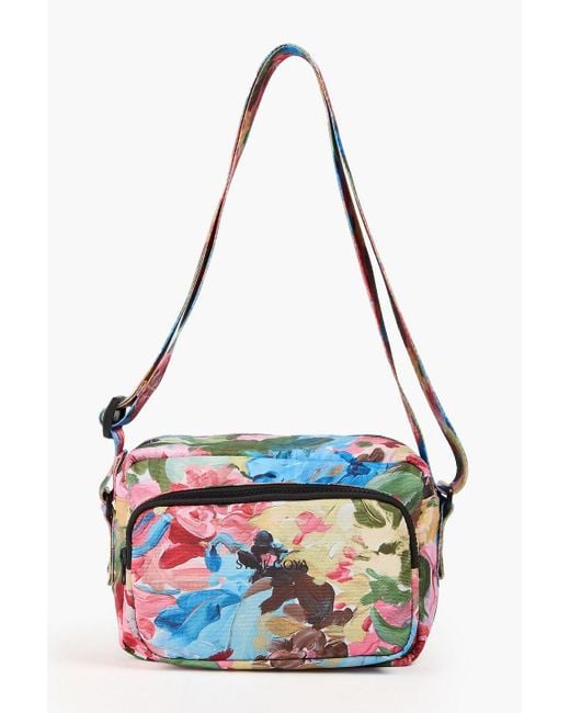 Stine Goya Multicolor Floral-Print Shell Shoulder Bag