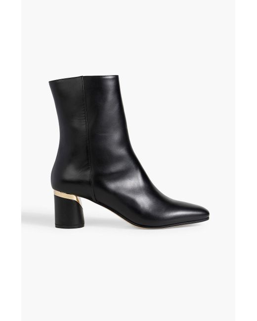 Jimmy Choo Black Jonah 60 Leather Ankle Boots