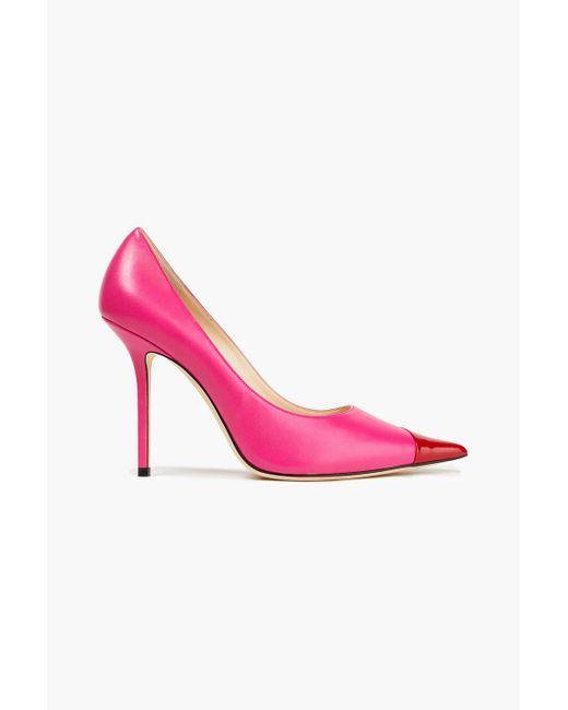 Jimmy choo two tone best sale pumps