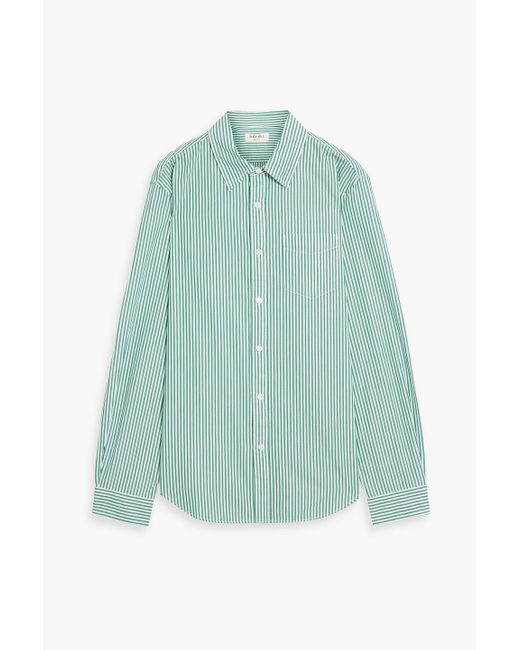 Alex Mill Blue Mill Striped Cotton-Poplin Shirt for men