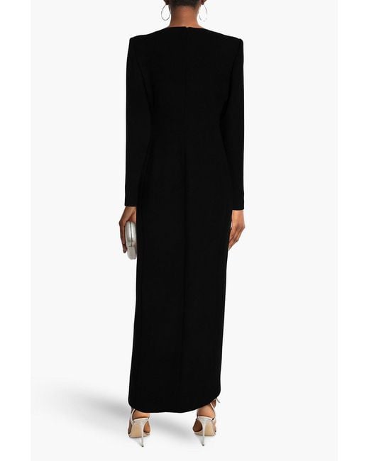 Wardrobe NYC Black Crepe Maxi Dress