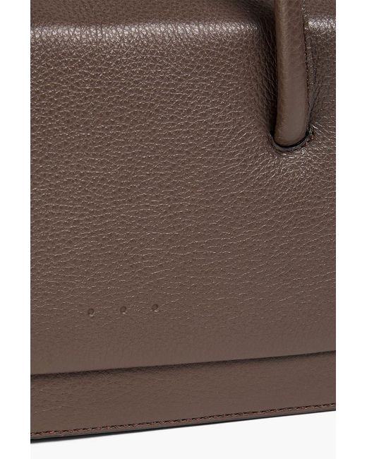 Aesther Ekme Brown Lagune Pebbled-leather Shoulder Bag