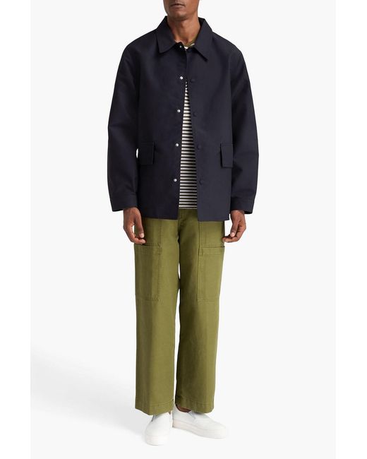 Officine Generale Blue Hope Twill Jacket for men