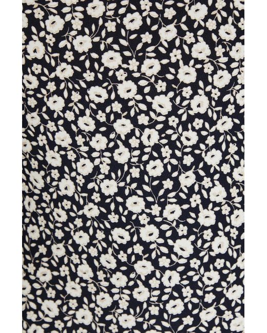 Tory Burch Black Badeanzug mit floralem print