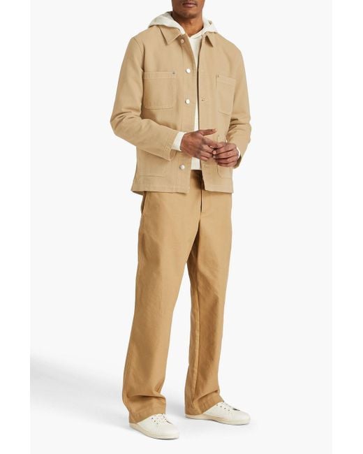 Sandro Natural Cotton-drill Jacket for men