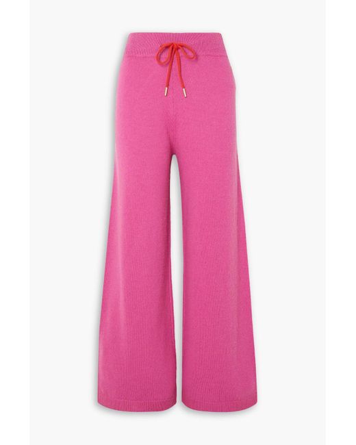 Goldbergh Pink Will Knitted Wide-leg Pants