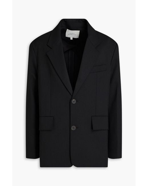 Studio Nicholson Black Mizumi Twill Blazer for men