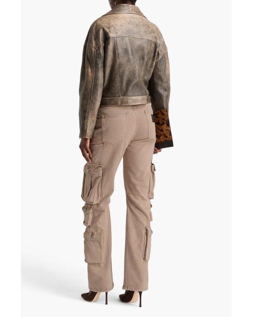 Dolce & Gabbana Natural High-Rise Cargo Jeans