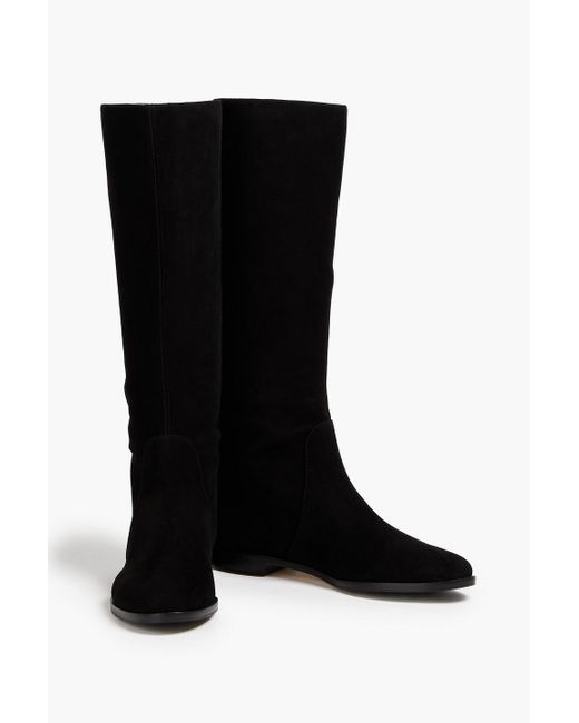 Sergio Rossi Black Suede Boots