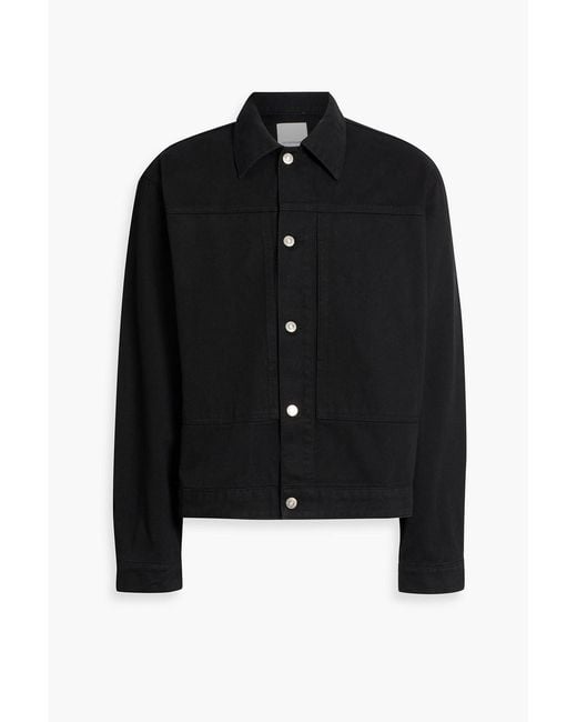 LE17SEPTEMBRE Black Denim Jacket for men