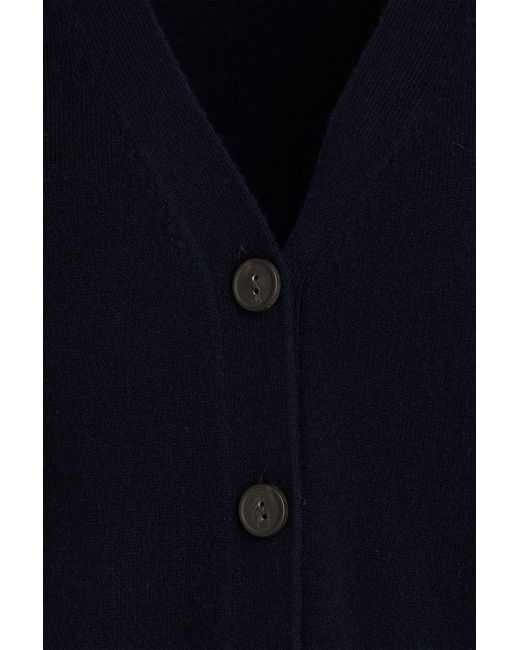 Vince Blue Wool-blend Cardigan