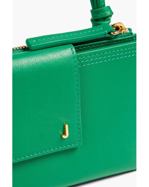 Jacquemus Green Le Pichoto Leather Shoulder Bag