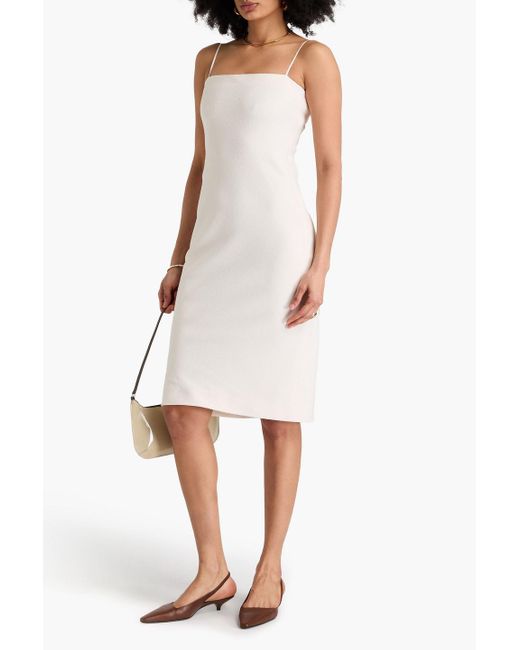 Claudie Pierlot White Kleid aus crêpe