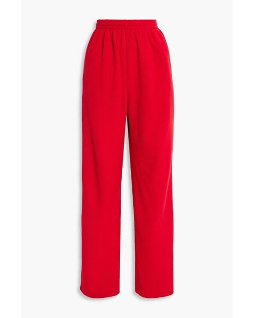 balenciaga pants womens red