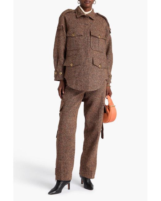 Zimmermann Brown Tweed Jacket