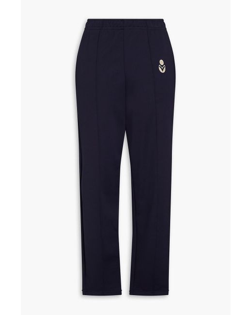 Isabel Marant Blue Inayae French Terry Track Pants