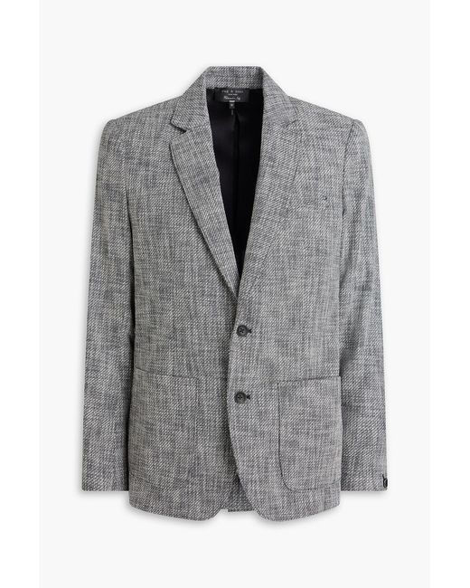 Rag & Bone Gray Butler Cotton-Blend Tweed Blazer for men