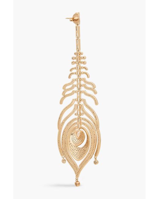 Zimmermann White Gold-tone Crystal Earrings