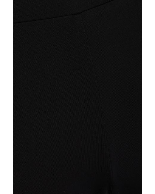 Diane von Furstenberg Black Brooklyn Jersey Flared Pants
