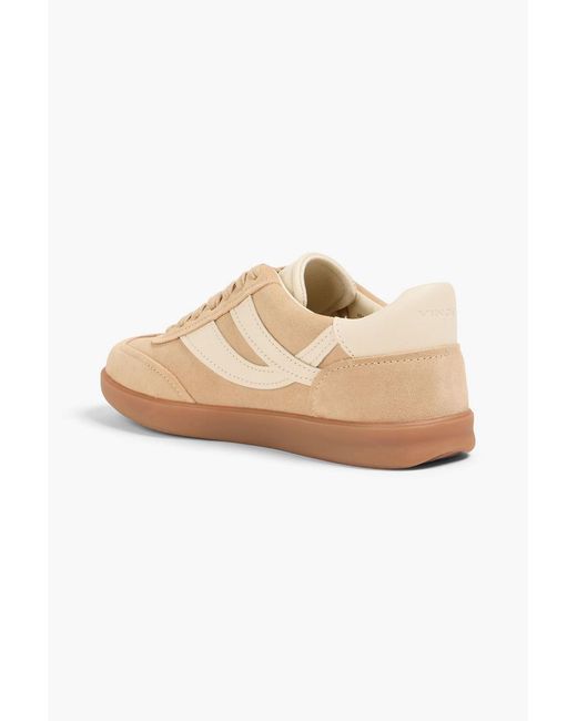 Vince Natural Oasis Suede Sneakers