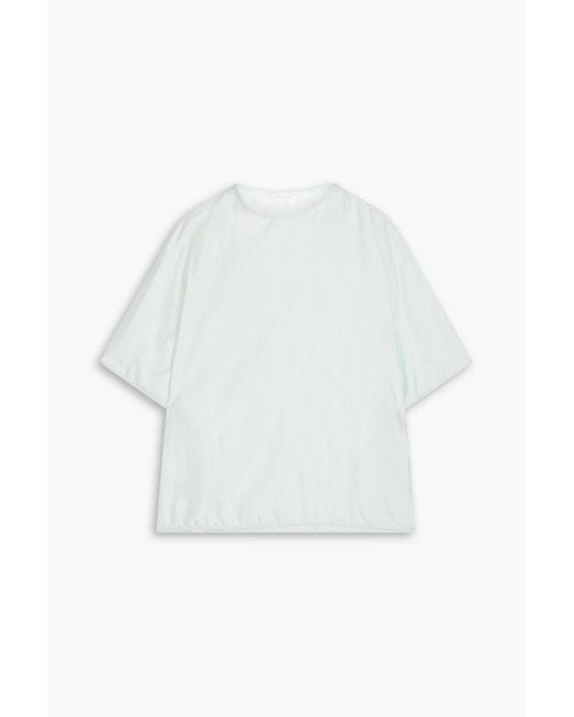 Jil Sander White Satin T-shirt for men