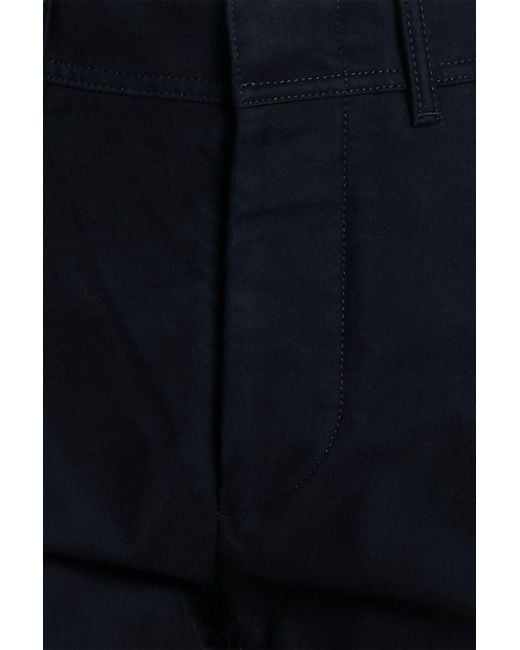 Tom Ford Blue Cotton-Twill Pants for men
