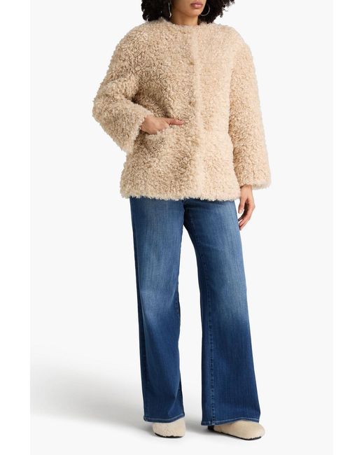 Maje Natural Plush Jacket