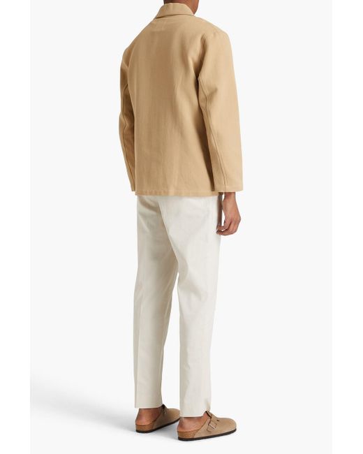 Sandro Natural Cotton-twill Overshirt for men