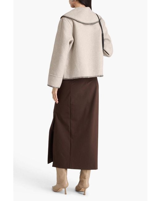 Rails Natural Patty Wool-blend Felt Jacket