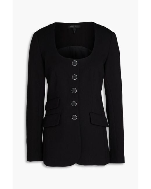 Rag & Bone Black Roslyn Jersey Blazer