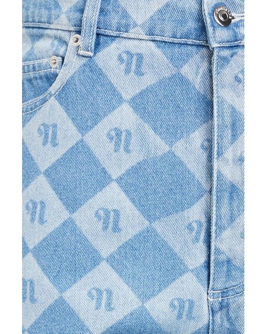 Nanushka Blue Liam Logo-print Denim Jeans for men
