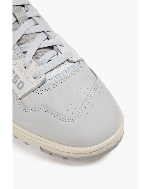 New Balance White 650 Suede And Shell High-top Sneakers for men